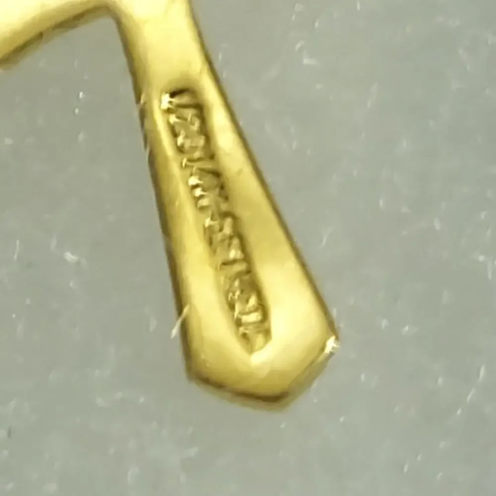 Vintage 1/20 14K GF THEDA Dainty Cross Pendant (Gold Filled, 5% 14K Gold) STYLE4